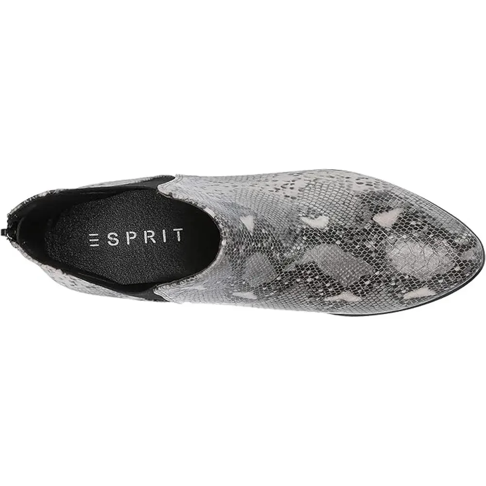 Esprit Tiffany Faux Snakeskin Ankle Boots Booties 10